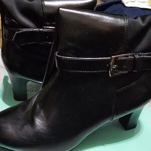 Milani Black Heeled Boots